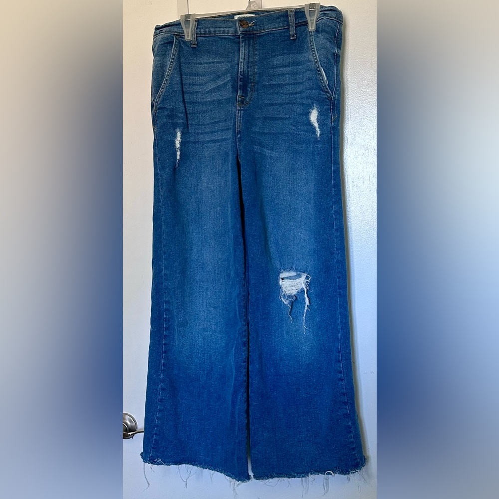 Kensie Vintage Luxe Kaya High Rise Wide Leg Jeans